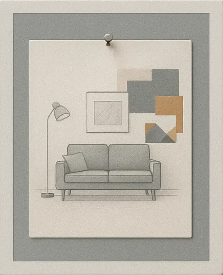 Consultation meeting with homeowner discussing flooring vision and design preferences